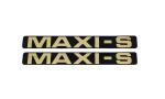 Seitenverkleidung "Maxi-S" schwarz-gold